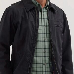 Wrangler Black Military Jacket